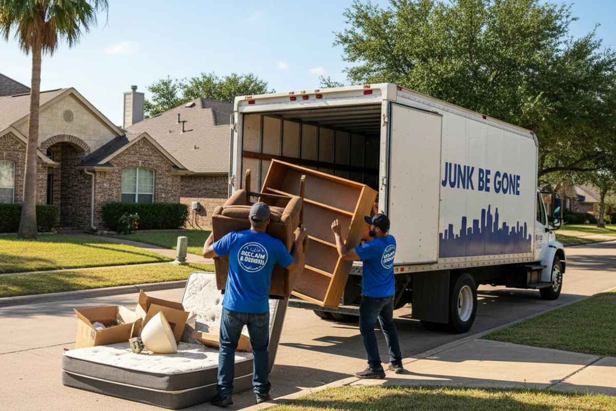 Professional junk removal service in Austin TX